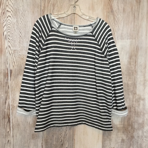 Anne Klein Tops - Anne Klein Top Raglan Sleeve L